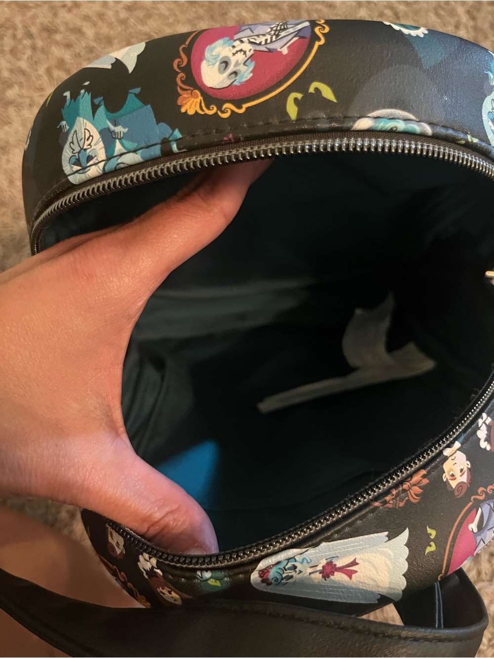Disney x Loungefly The Haunted Mansion
Foolish Mortals Mini Backpack Like New - Picture 4 of 8